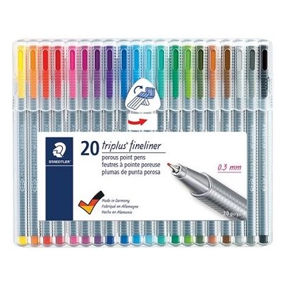 Marqueur Triplus® Fineliner 20 couleurs Marqueur Triplus® Fineliner 20 couleurs