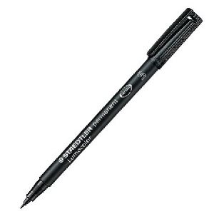 Marqueur Lumocolor permanent Noir, 0.4mm