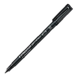 Marqueur Lumocolor permanent Noir, 1.0mm