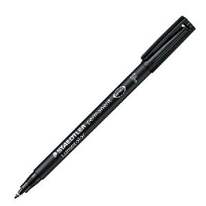 Marqueur Lumocolor permanent Noir, 0.6mm