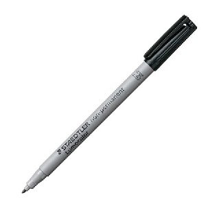 Marqueur Lumocolor Non-Permanent Noir, 1.0mm