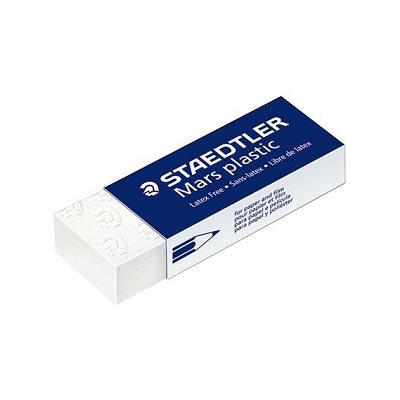 Gomme à effacer blanche Mars plastic Gomme à effacer blanche Mars plastic