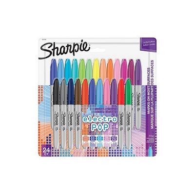 Marqueurs fins Sharpie® 24 couleurs Marqueurs fins Sharpie® 24 couleurs