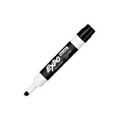 Marqueur tableau blanc Expo® NOIR Biseauté