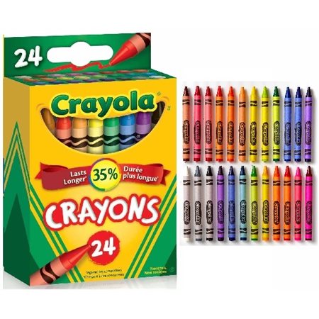 24 crayons de cire Crayola®