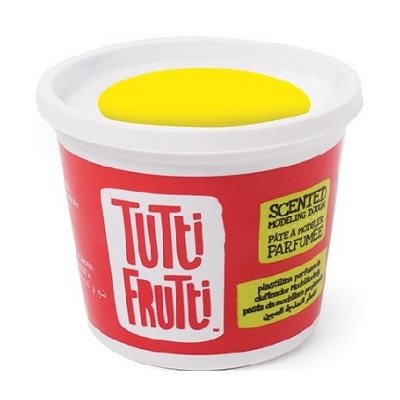 Pâte à modeler Tutti Frutti JAUNE 250g Pâte à modeler Tutti Frutti JAUNE 250g