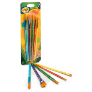 Ensemble de 5 Pinceaux Variés Crayola