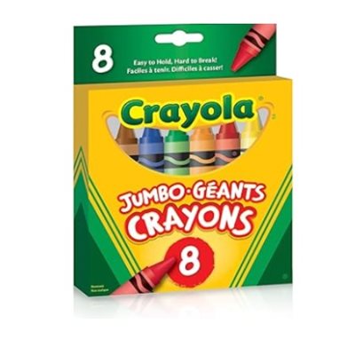 Crayons de cire Crayola Jumbo. 8 / Bte Crayons de cire Crayola Jumbo. 8 / Bte