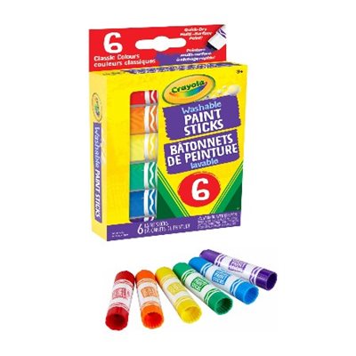 Bâtonnets de Peinture Lavable Crayola Bâtonnets de Peinture Lavable Crayola