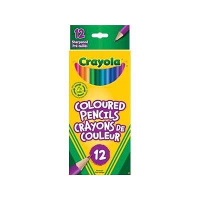 Crayons de couleur Crayola - 12 / Bte Crayons de couleur Crayola - 12 / Bte