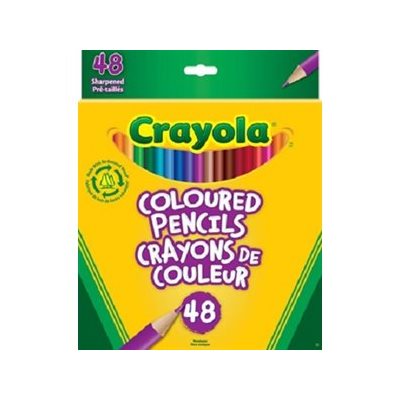 Crayons de couleur Crayola - 48 / Bte Crayons de couleur Crayola - 48 / Bte