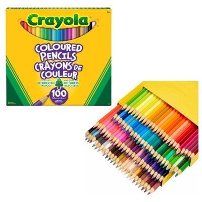 Crayons de couleur Crayola. 100 / Bte Crayons de couleur Crayola. 100 / Bte