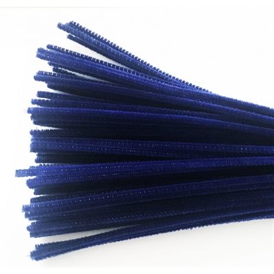 Chenilles - BLEU FONCÉ 6mm Chenilles - BLEU FONCÉ 6mm