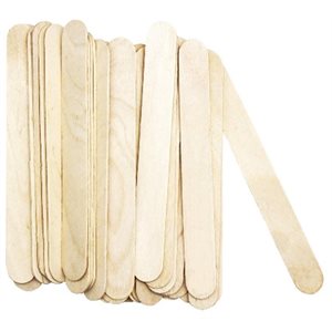 Abaisse-langues en bois, couleur naturel 100 / pqt