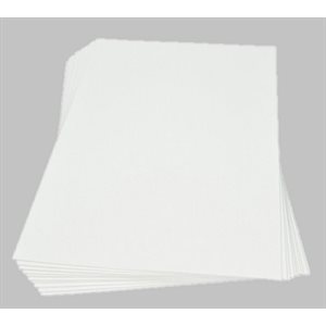 Feuilles mousse BLANC 9"X12"
