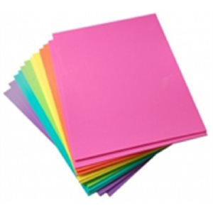 Feuilles mousse couleurs assorties 9"X12" - 10 / Pqt