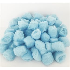 Ouate de coton en boule BLEU 200 / pqt