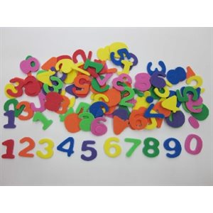 Formes mousse CHIFFRES100 / pqt