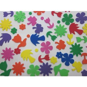Formes mousse FLEURS 60 / pqt