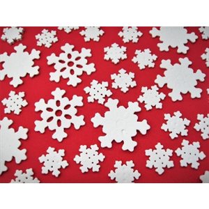 Formes mousse FLOCONS DE NEIGE 64 / pqt