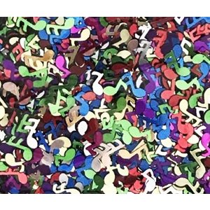 Paillettes Notes de musique 29g