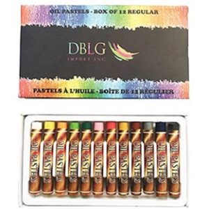 Pastels à l'huile lisse, format Régulier - 12 / Bte