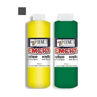 Peinture acrylique scolaire de Demco NOIR (500ML) Peinture acrylique scolaire de Demco NOIR (500ML)