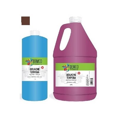Gouache Demco 1 Litre BRUN