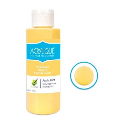 Peinture acrylique JAUNE VIF (118ML) Peinture acrylique JAUNE VIF (118ML)