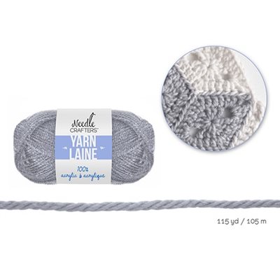 Laine Needle Crafters GRIS PÂLE 50g Laine Needle Crafters GRIS PÂLE 50g