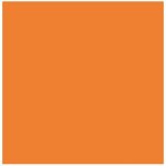 Papier de construction 9''x12'' - ORANGE