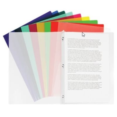 Portfolio Poly Tang Translucide BLEU CLAIR 9.5" X 11.5" Portfolio Poly Tang Translucide BLEU CLAIR 9.5" X 11.5"