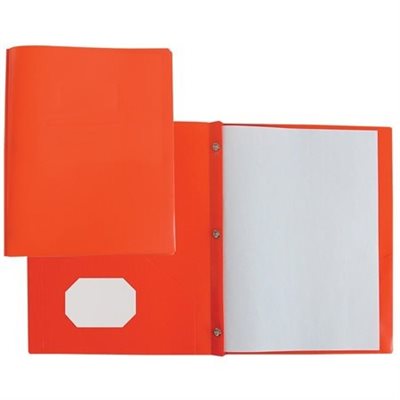 Portfolio Poly Tang ORANGE 9-1 / 2" X 11-1 / 2" Portfolio Poly Tang ORANGE 9-1 / 2" X 11-1 / 2"