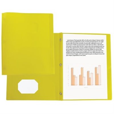 Portfolio Poly Tang JAUNE 9-1 / 2" X 11-1 / 2" Portfolio Poly Tang JAUNE 9-1 / 2" X 11-1 / 2"