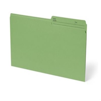Chemise à dossier réversible. LETTRE, VERT PÂLE Chemise à dossier réversible. LETTRE, VERT PÂLE
