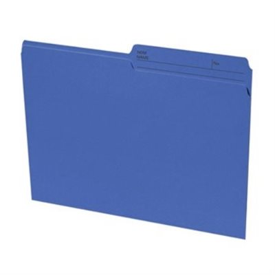 Chemise à dossier réversible. LETTRE, BLEU FONCÉ Chemise à dossier réversible. LETTRE, BLEU FONCÉ