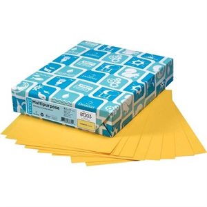 Papier couleur VERGE D'OR usages multiples Lettermak