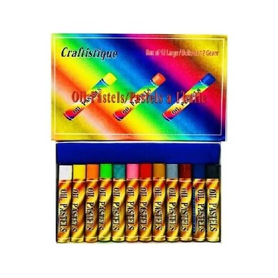 Pastels à l'huile lisse, format Jumbo - 12 / Bte Pastels à l'huile lisse, format Jumbo - 12 / Bte