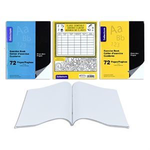 Cahier d'exercices Pages Blanches 23,1 X 18cm