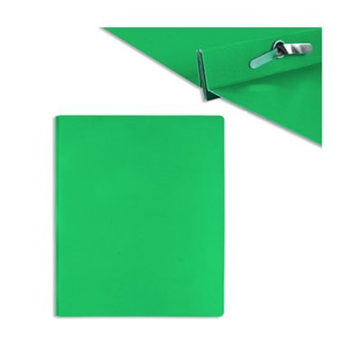 Portfolio Cartonné VERT, 3 attaches Portfolio Cartonné VERT, 3 attaches