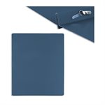 Portfolio Cartonné BLEU FONCÉ, 3 attaches