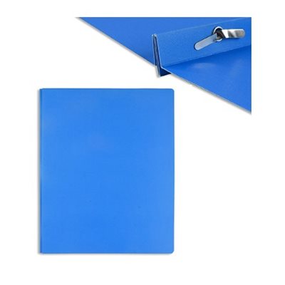 Portfolio Cartonné BLEU PÂLE, 3 attaches Portfolio Cartonné BLEU PÂLE, 3 attaches