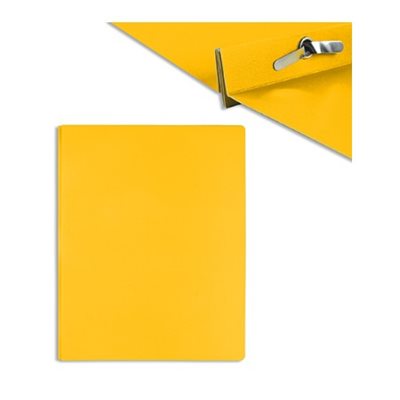 Portfolio Cartonné JAUNE, 3 attaches Portfolio Cartonné JAUNE, 3 attaches