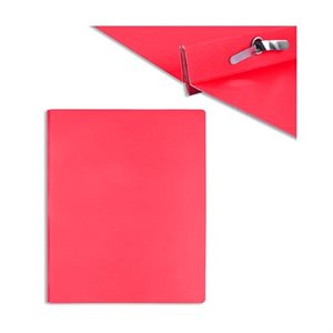 Portfolio Cartonné ROSE PÂLE, 3 attaches