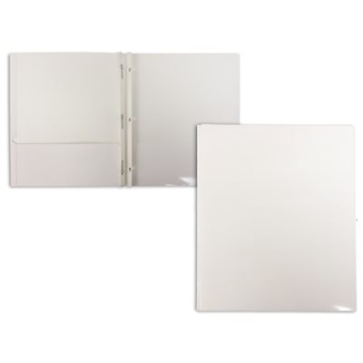 Portfolio Cartonné Laminé BLANC Portfolio Cartonné Laminé BLANC