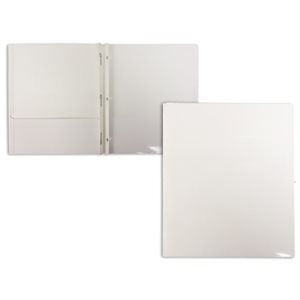 Portfolio Cartonné Laminé BLANC