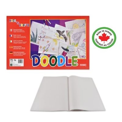 Bloc de papier journal Doodle. 12" X 18" Bloc de papier journal Doodle. 12" X 18"