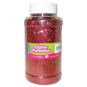 Paillettes en particules ROUGE Salière 454g Économique