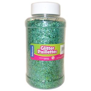 Paillettes en particules VERT Salière 454g Économique