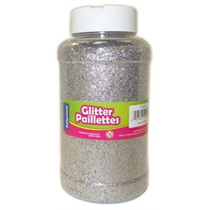 Paillettes en particules ARGENT Salière 454g Économique